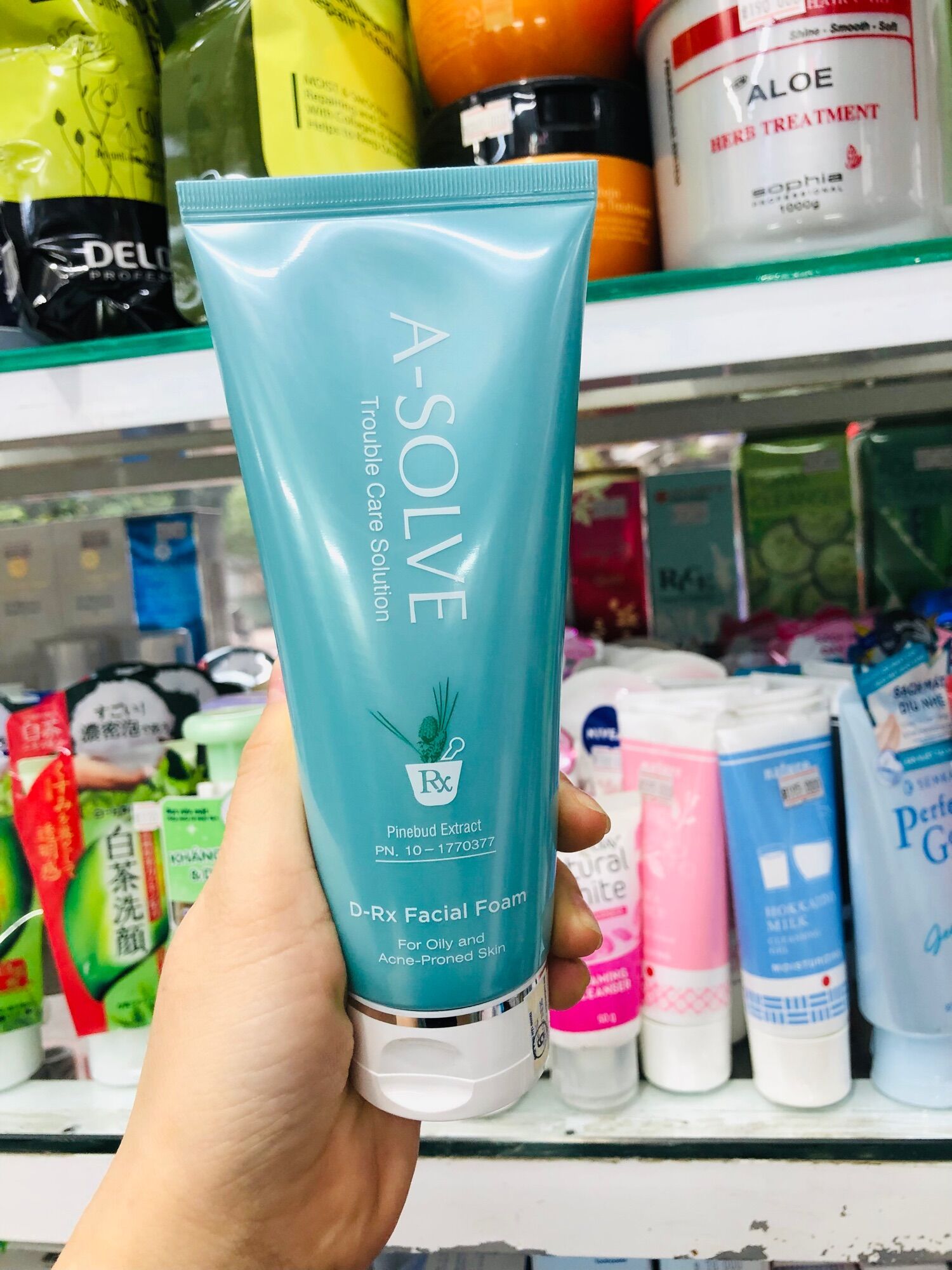 Sữa rửa mặt cho da dầu và da mụn Skinlovers A-solve 150ml+40ml