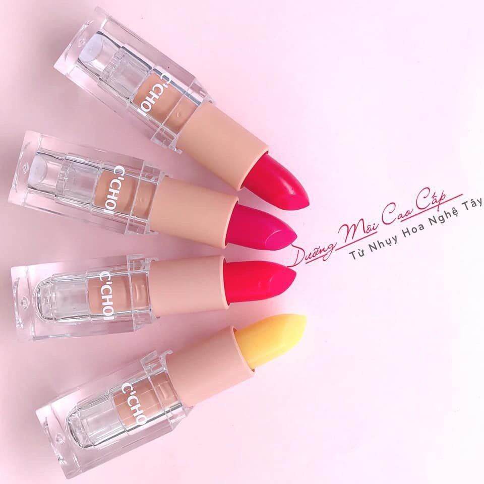 Son dưỡng Saffron có màu đỏ S03, hồng S02, cam S01