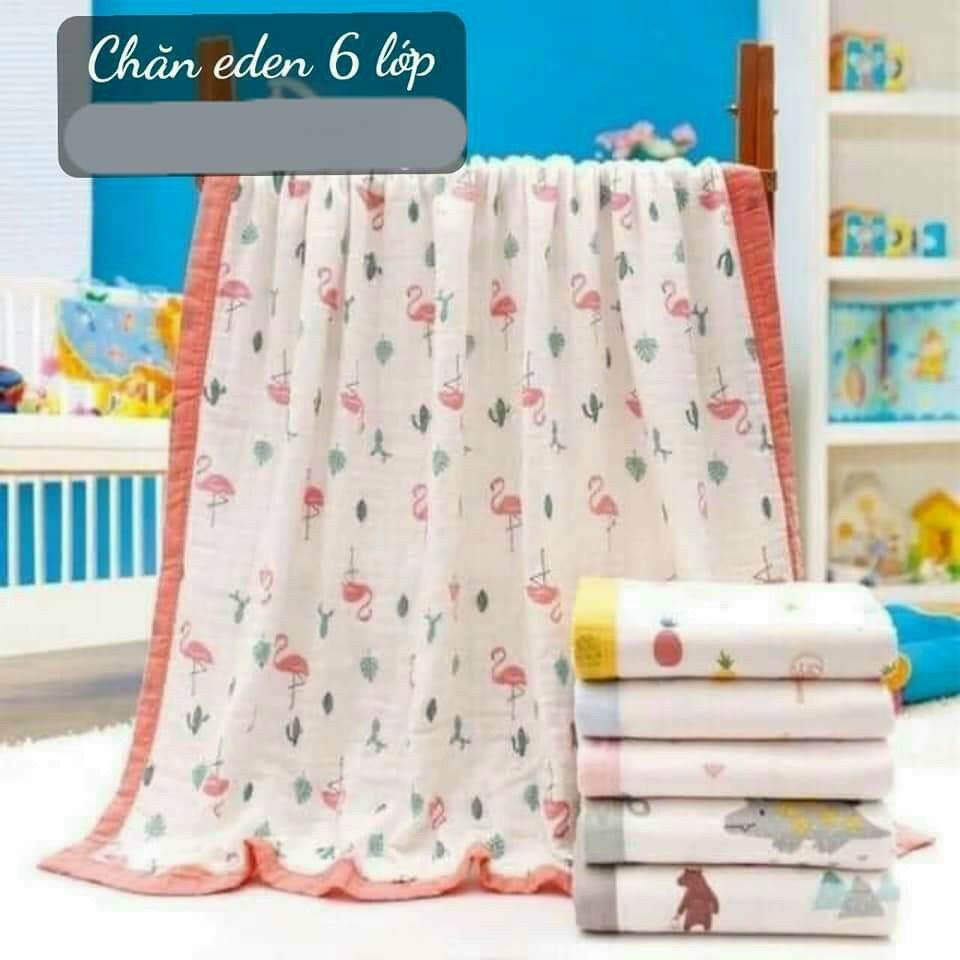 Khăn tắm xô đa năng 6 lớp viền