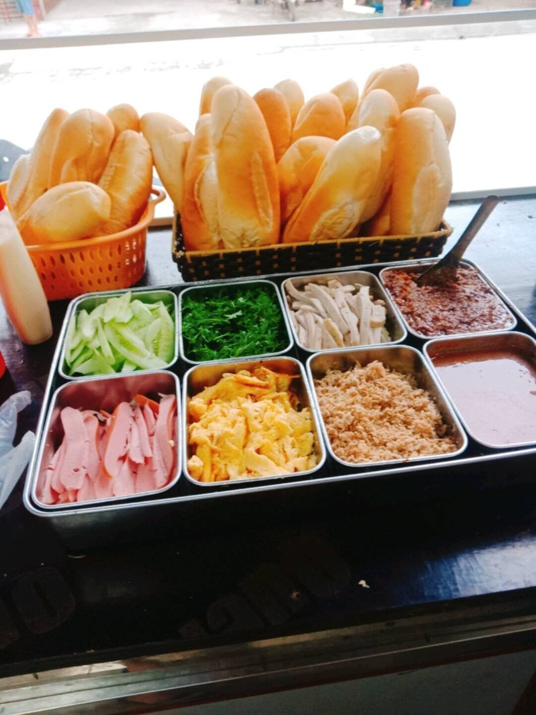 Khay đựng topping,đồ ăn