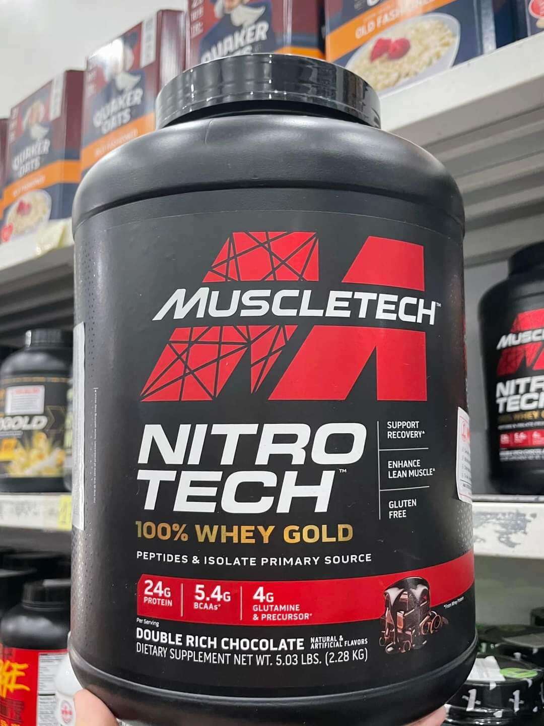 MUSCLETECH NITRO TECH WHEY GOLD 100% PROTEIN TĂNG CƠ 5LBS