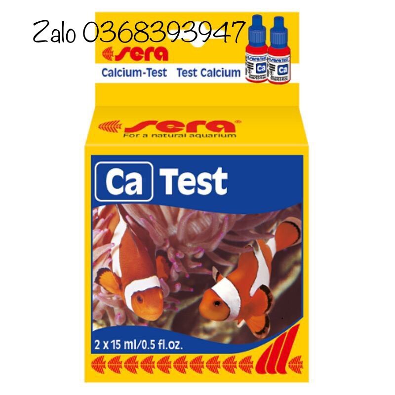 BỘ TEST CANXI SERA, ĐO HÀM LƯỢNG CANXI TRONG NƯỚC
