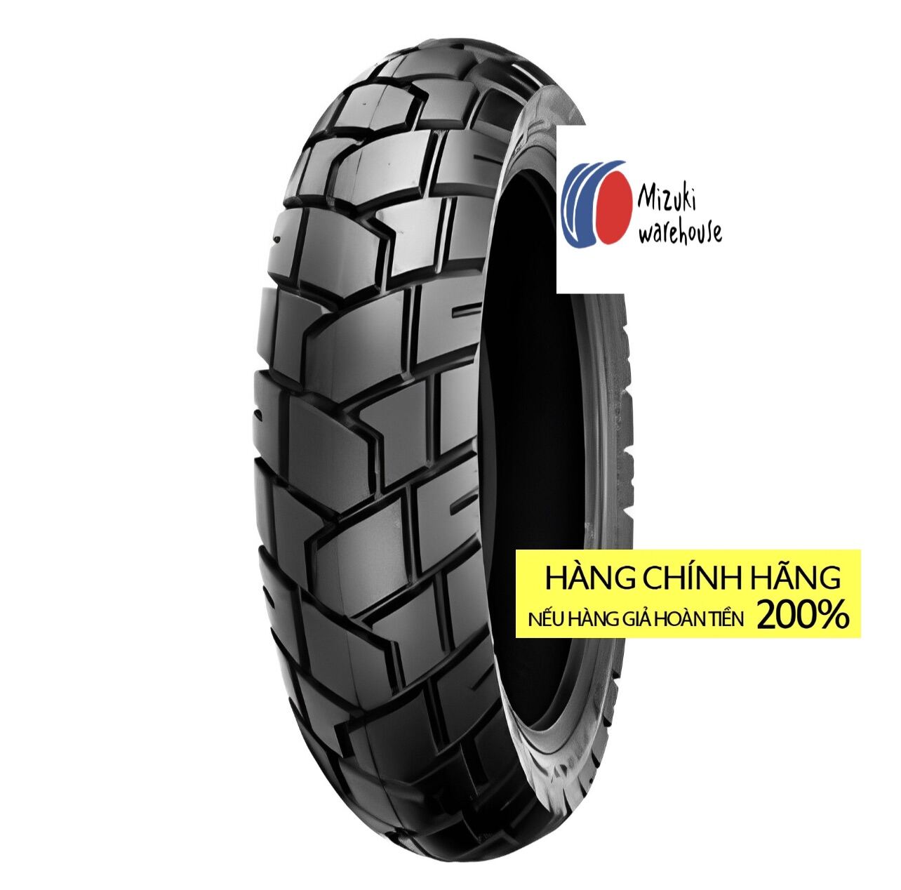 Vỏ  Lốp 110 90-16 không săm cho YB125, hàng xuất khẩu  Đạt tiêu chuẩn JIS