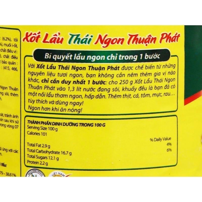 Xốt Lẩu Thái Ngon Thuận Phát 250g