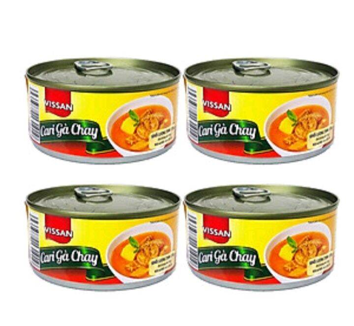 Combo 4 Hộp Cari Gà Chay 170g Vissan