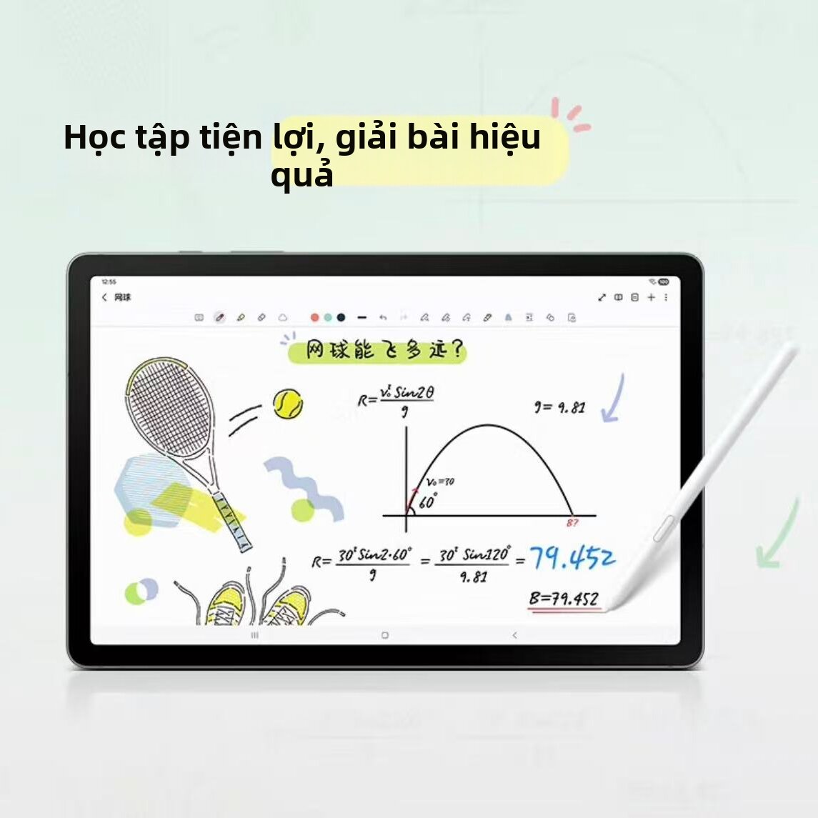 Samsung | Máy Tính Bảng 10.9 Inch Cho Học Tập, Chơi Game và Văn Phòng