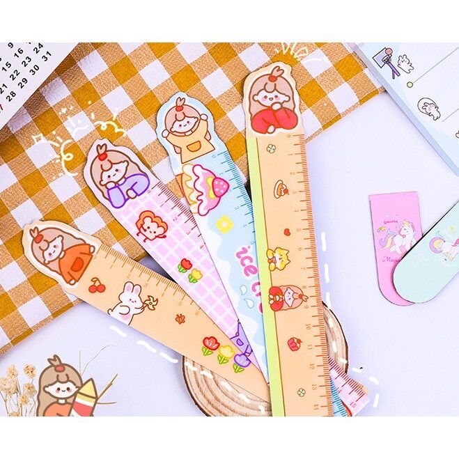 Thước Dẻo Nhiều Hình Dễ Thương Dài 15cm