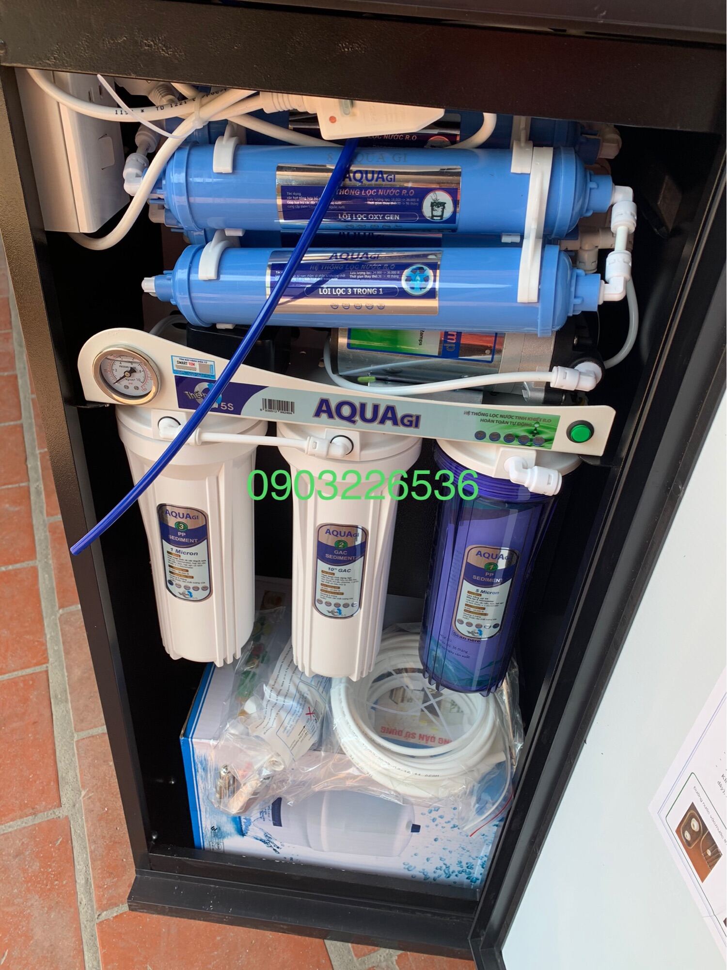 Máy lọc nước Aqua gi 2 vòi nóng nguội 9 cấp, 10 cấp, 11 cấp