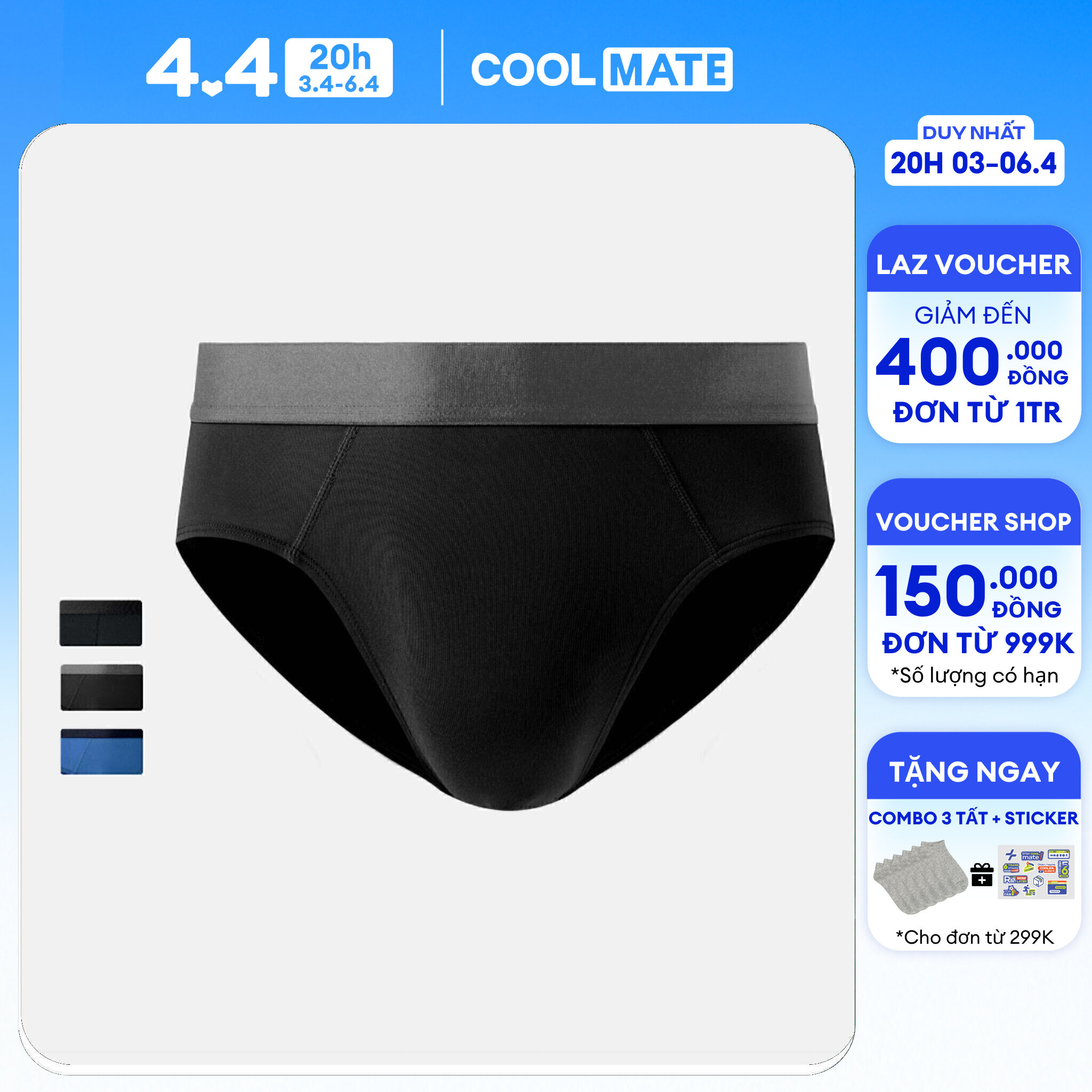 Quần lót nam Brief Excool Function - Coolmate