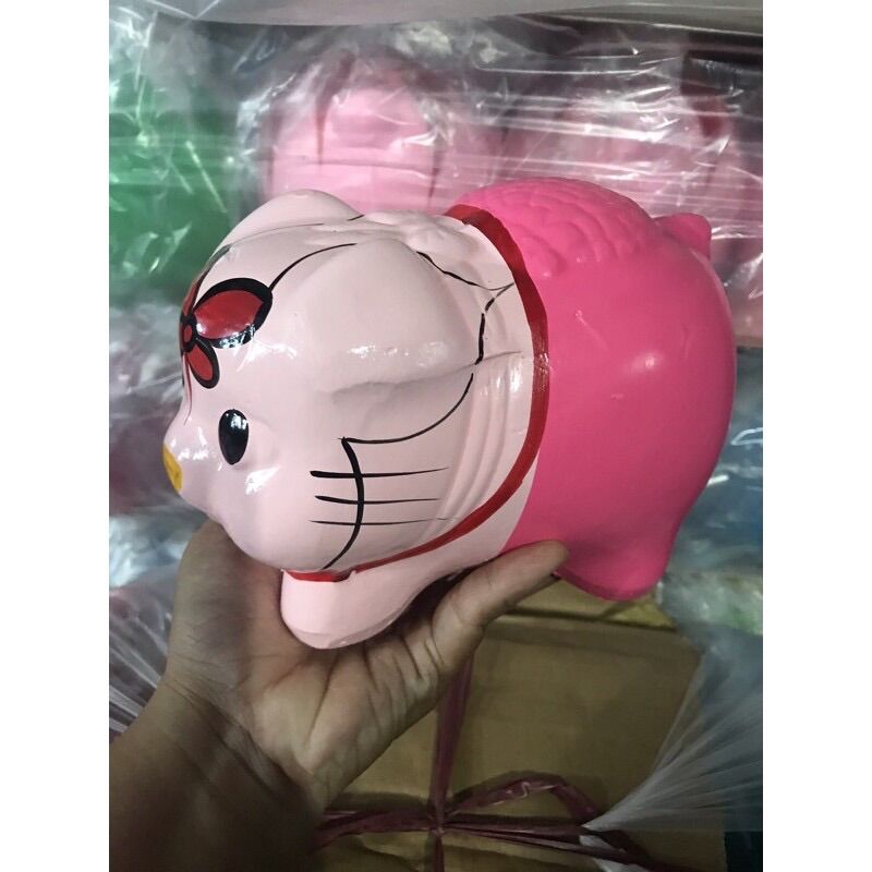 Heo đất tiết kiệm Kitty Size M ( 18x10x13 )