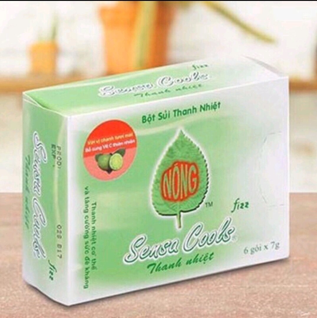 Bột sủi thanh nhiệt Sensacool. H/6 gói.