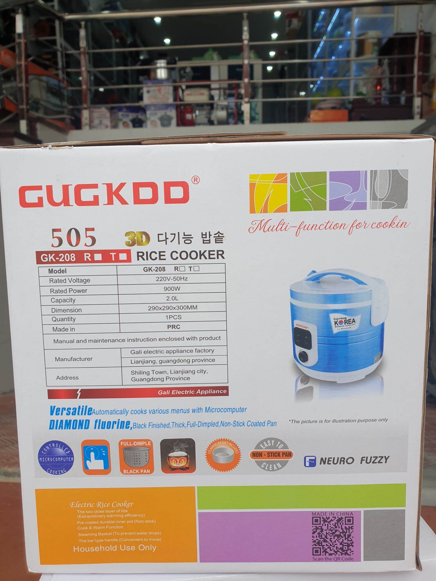 NỒI CƠM ĐIỆN CUCKDD 1,8 LÍT GK-505 SIÊU RẺ