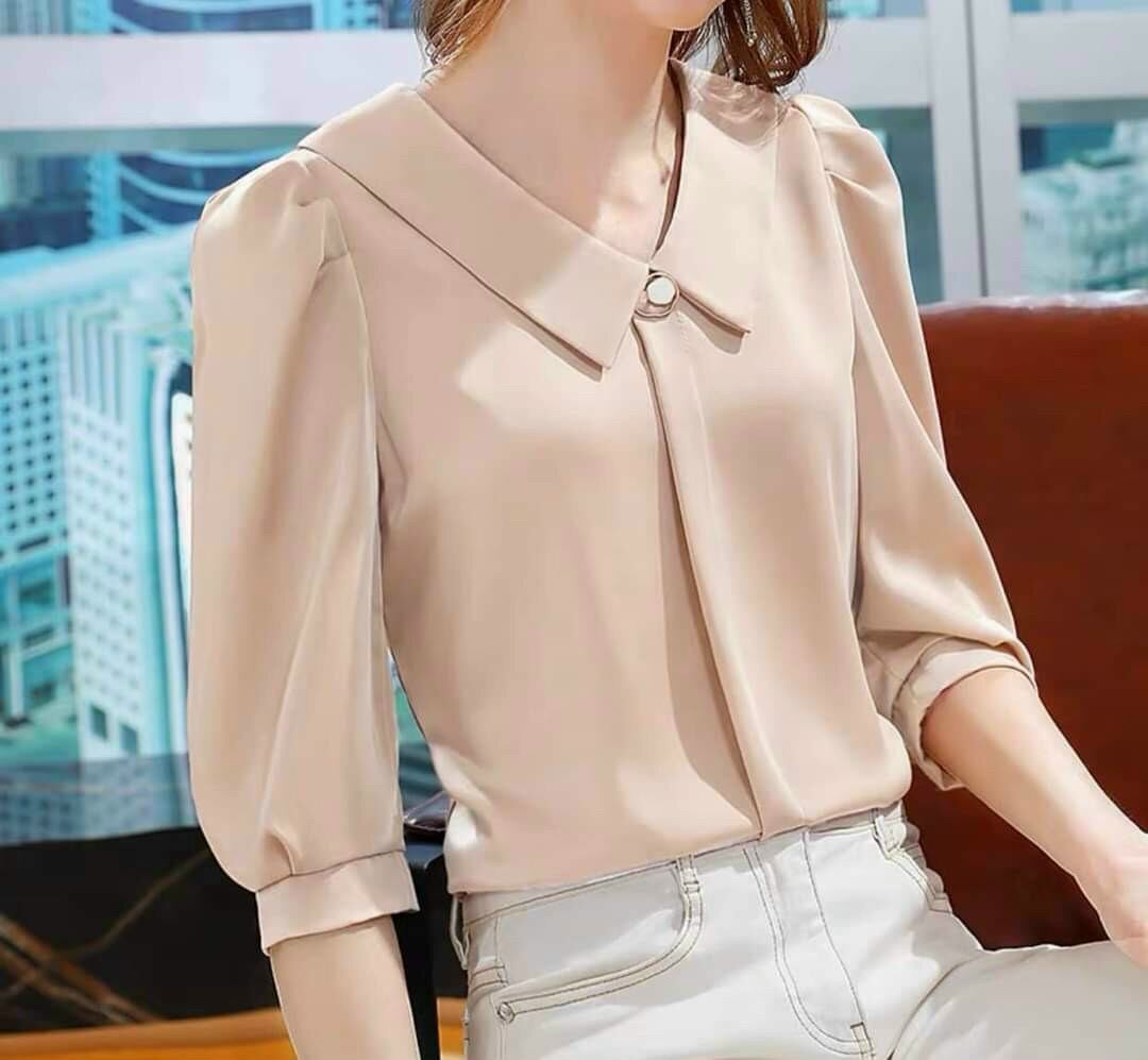 Áo Kiểu Nữ Công Sở HOT Đơn Giản Đủ Size