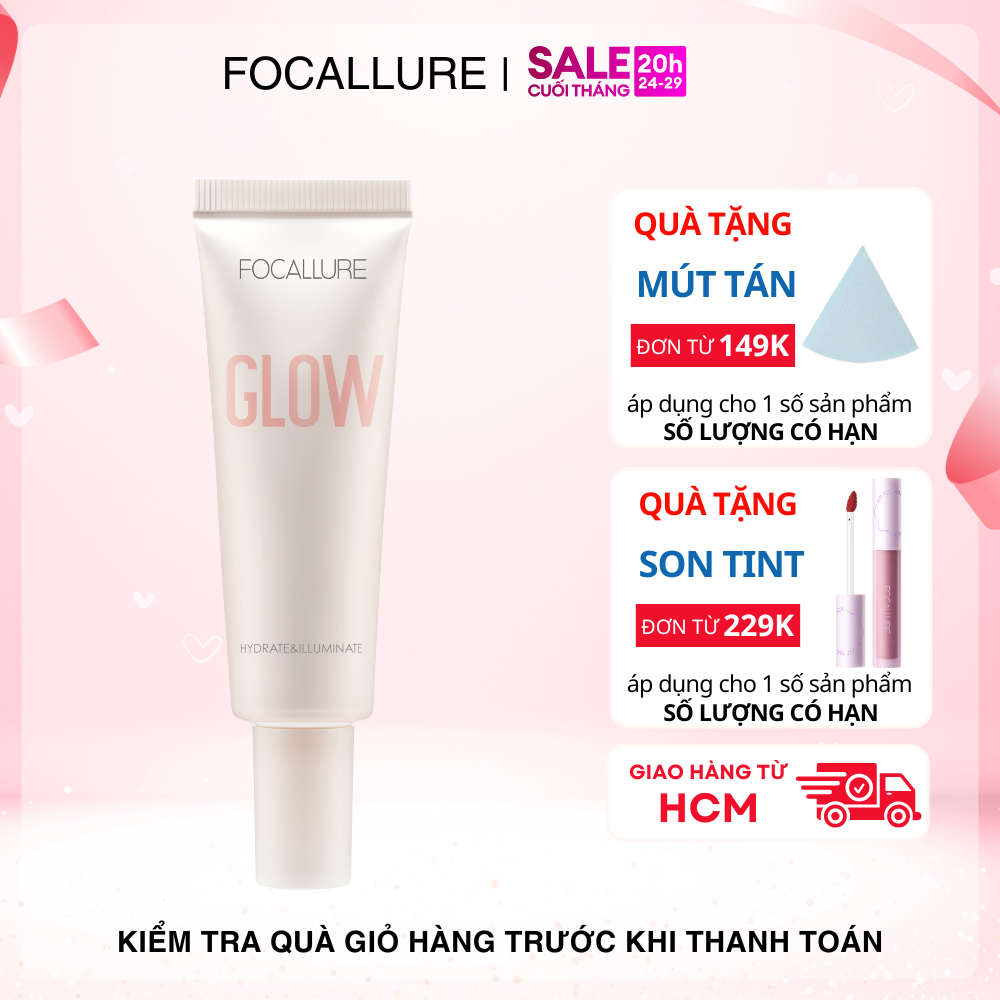 Focallure kem lót sáng da dưỡng ẩm 25g