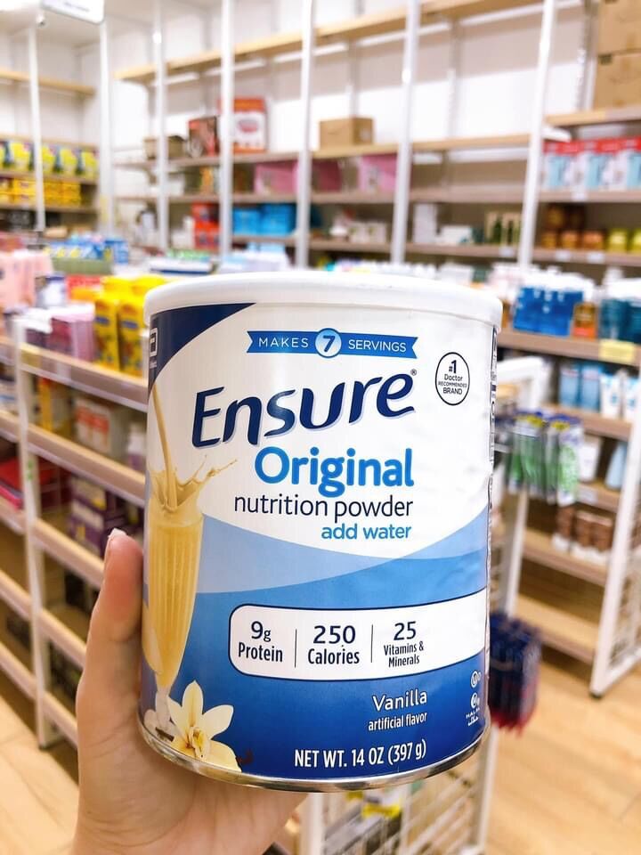 Sữa ensure original 397g của mỹ