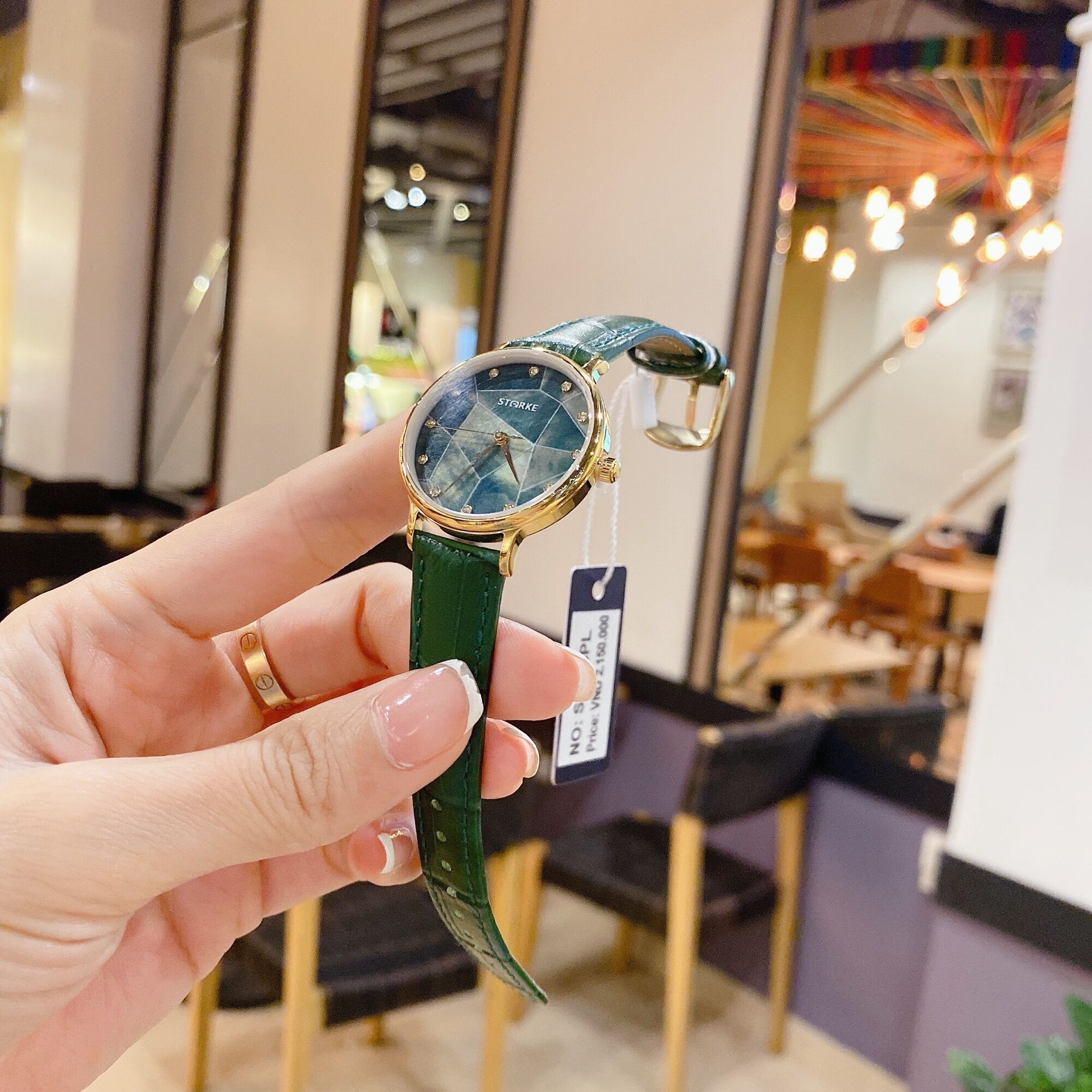 Đồng Hồ Nữ Starke Xanh Lá
