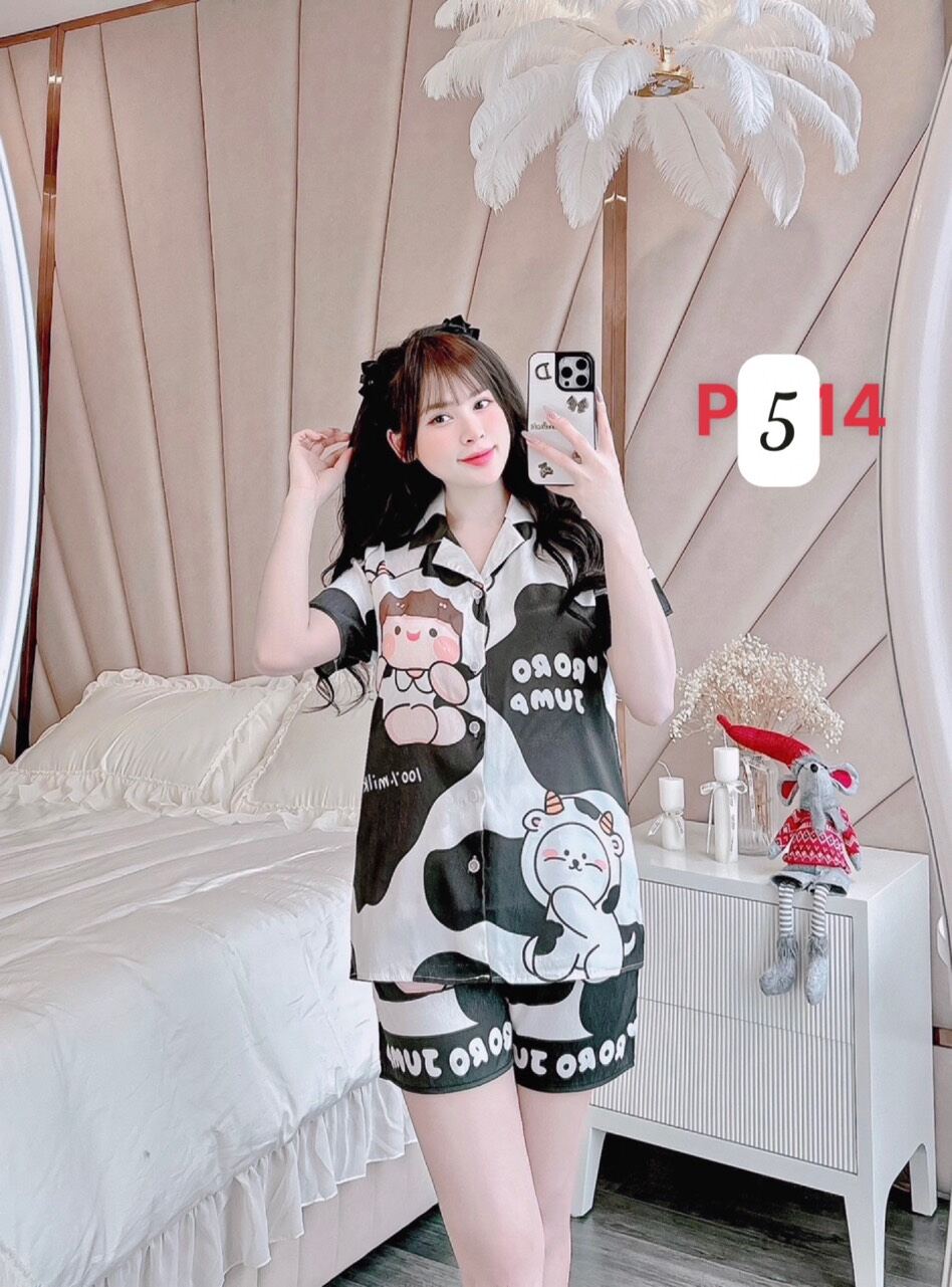 Bộ Đùi Lụa Xước Cộc Tay 40-60kg