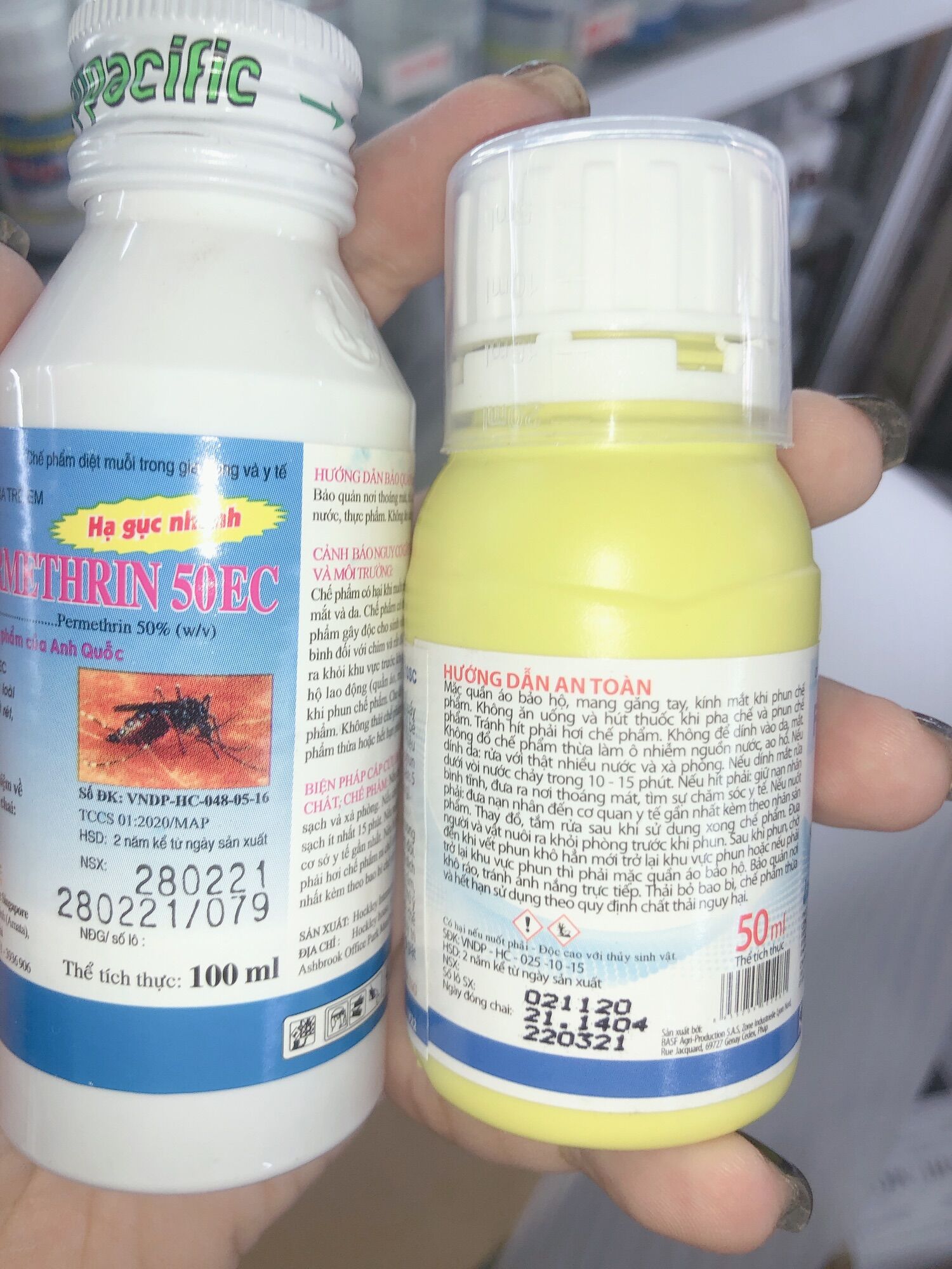 Combo thuốc diệt muỗi MAP PERMETHRIN (100ml) + FENDONA 10SC (50ml)
