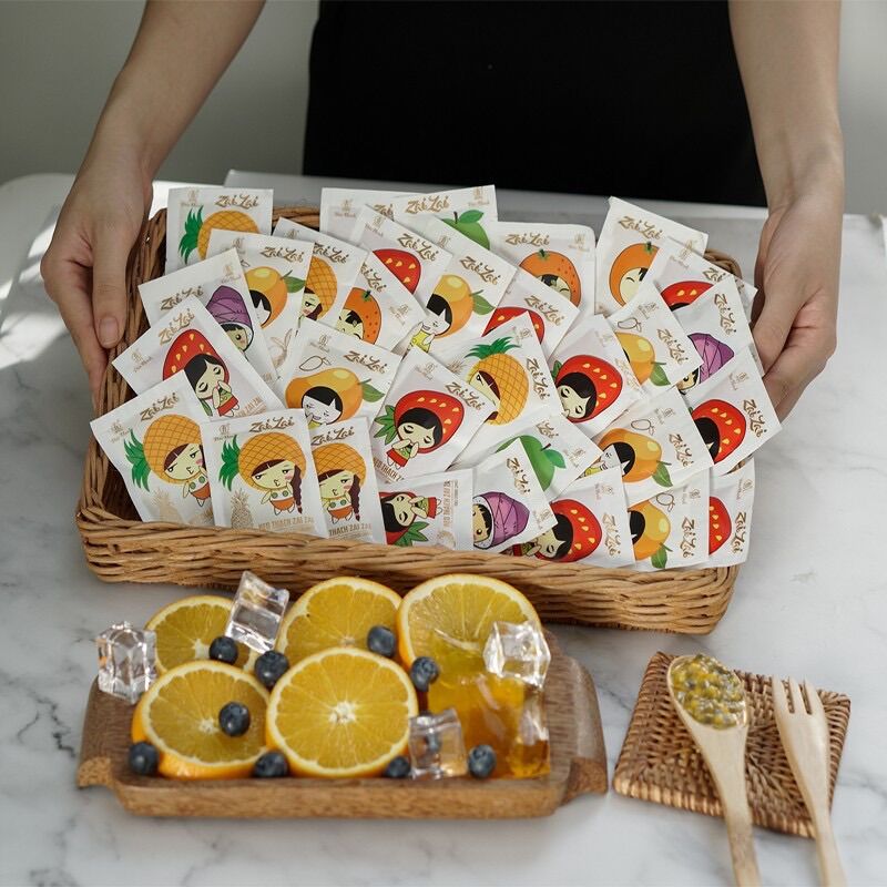 BỊCH THẠCH KẸO ZON ZAI HƯƠNG VỊ TRÁI CÂY(NGẪU NHIÊN)