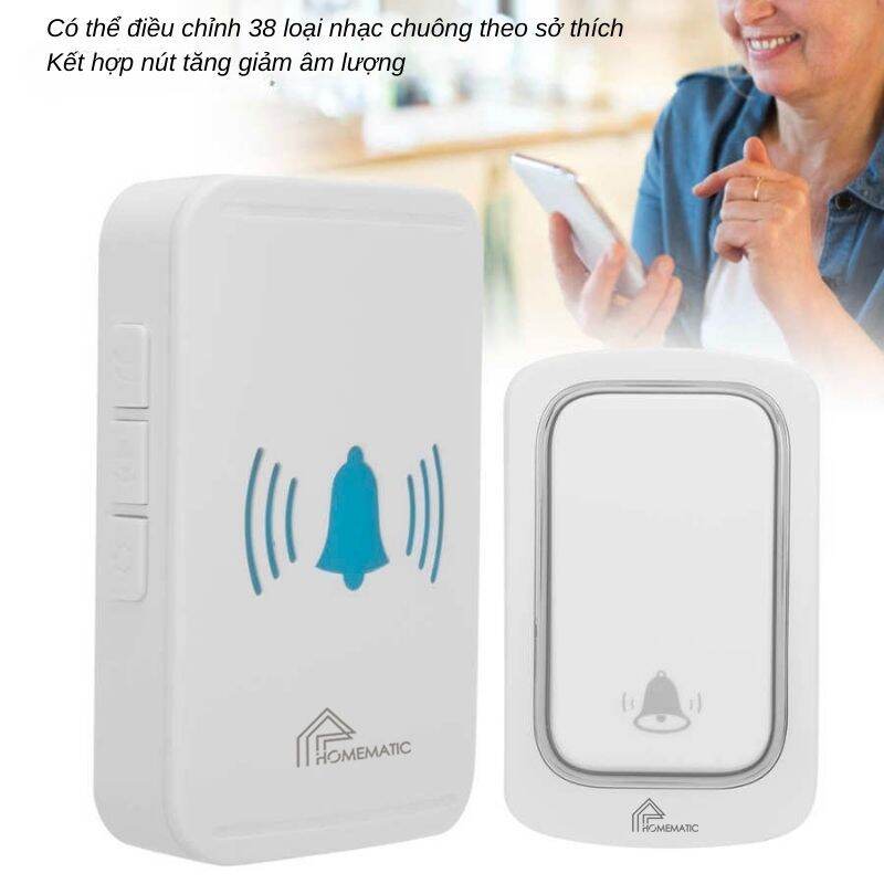 Chuông Cửa Thông Minh Wifi Không Dùng Pin Homematic ML001. 