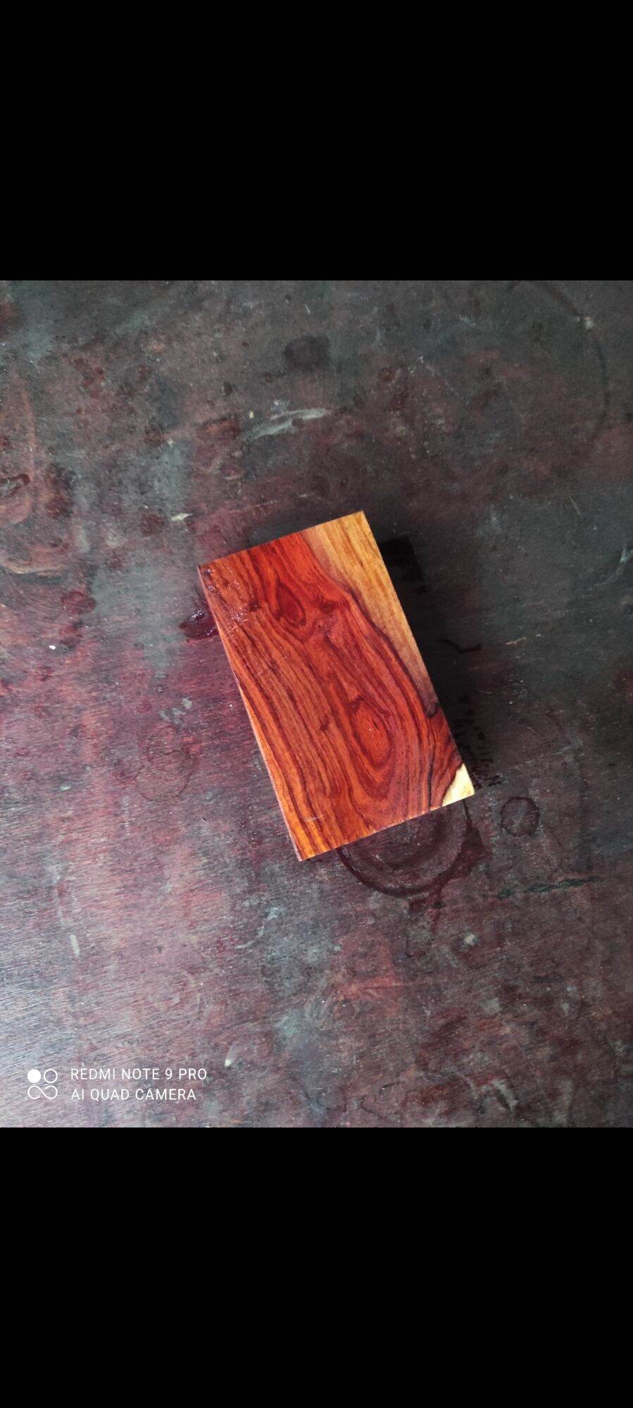 Phôi gỗ cẩm đẹp kt 13x8x4cm