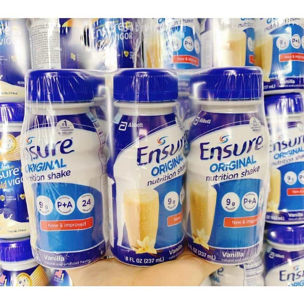 Lốc 6 chai sữa  Ensure Original 237ml. 