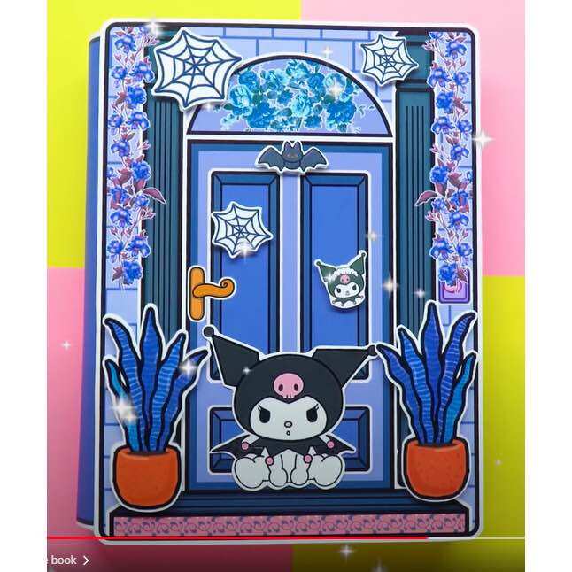 Wednesday búp bê giấy Ngôi nhà Toca cô bé Komi đáng yêu xinh đẹp