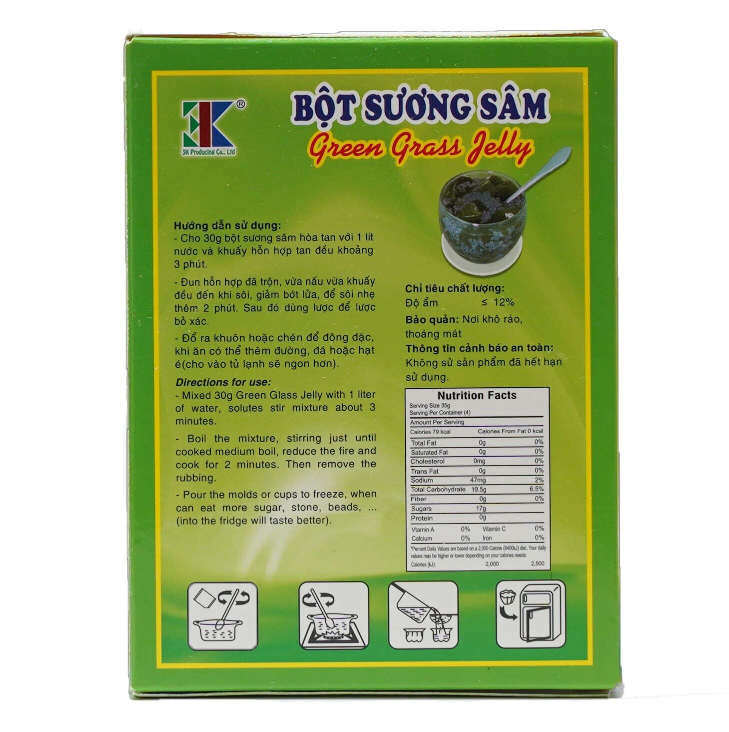 Bột sương sâm 3k