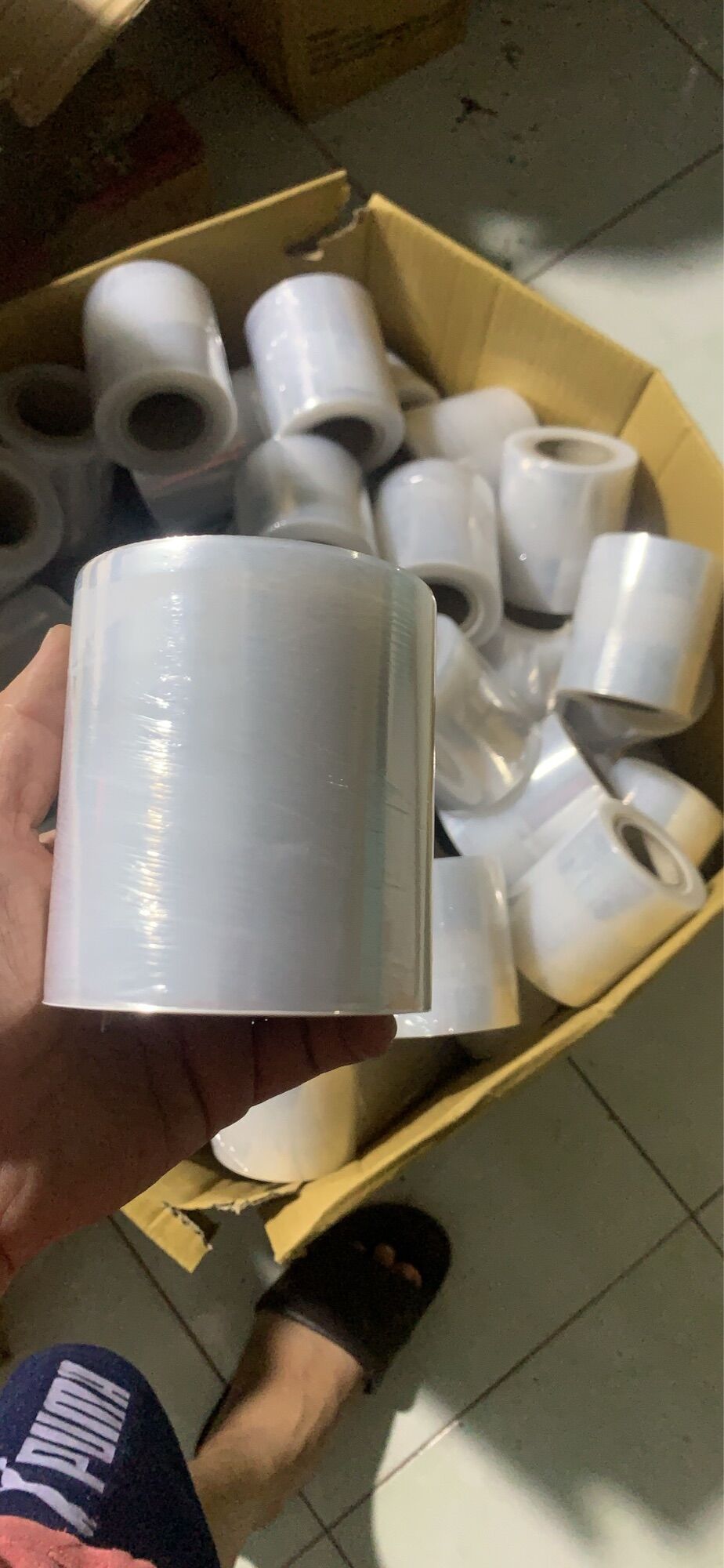 Màng pe quấn tan mỡ bụng 7cm-200gram