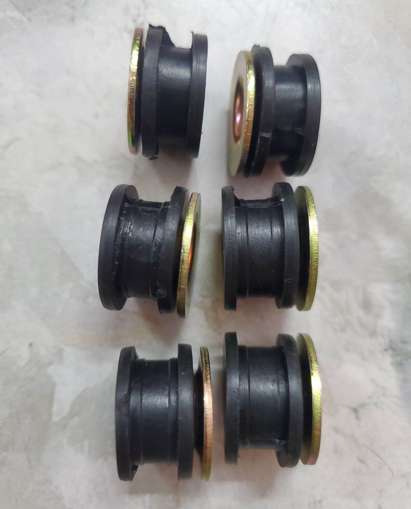 Bộ cao su ắc gác chân nhôm xe Wave.