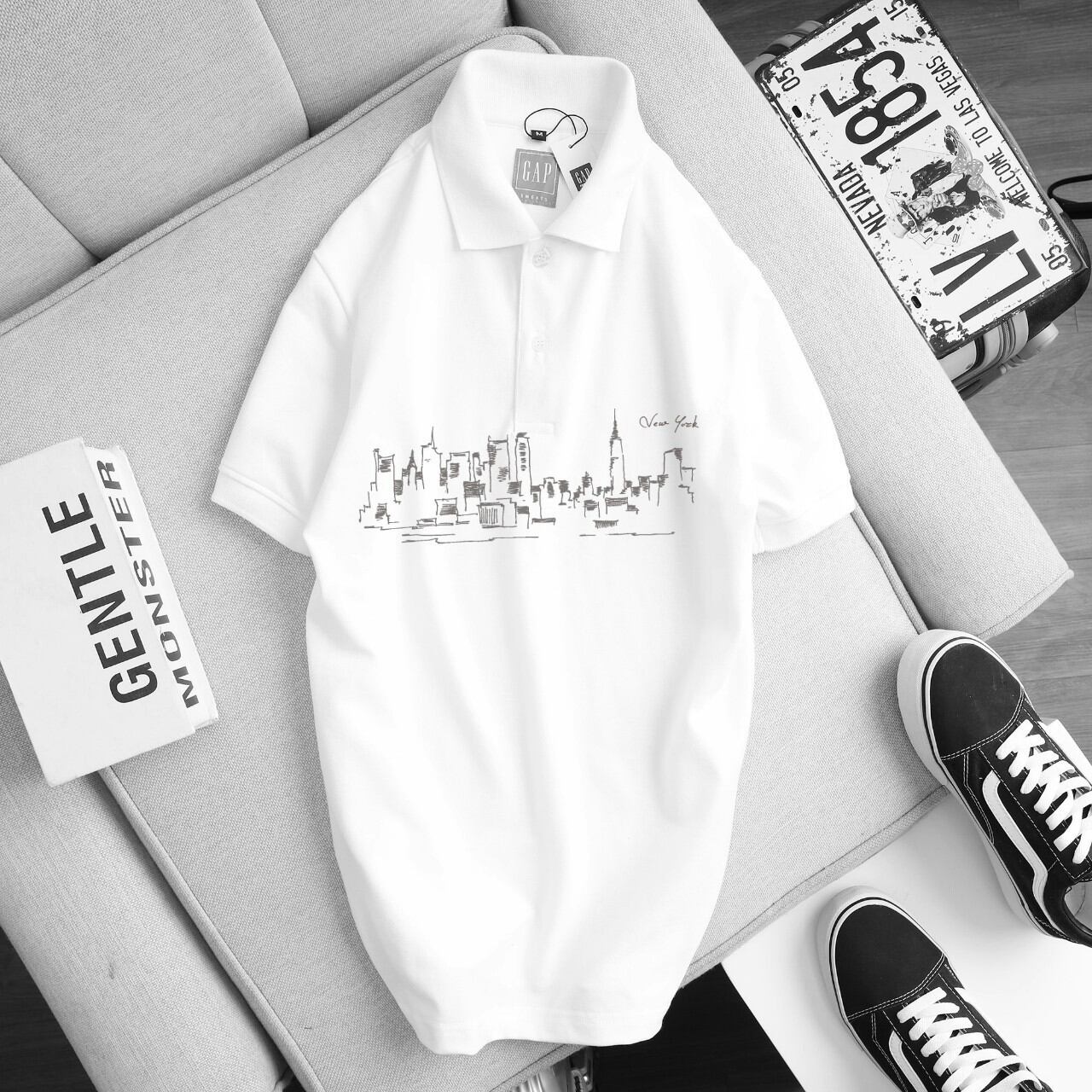 Áo thun nam có cổ ngắn tay polo thun cá sấu cotton 4 chiều Big size