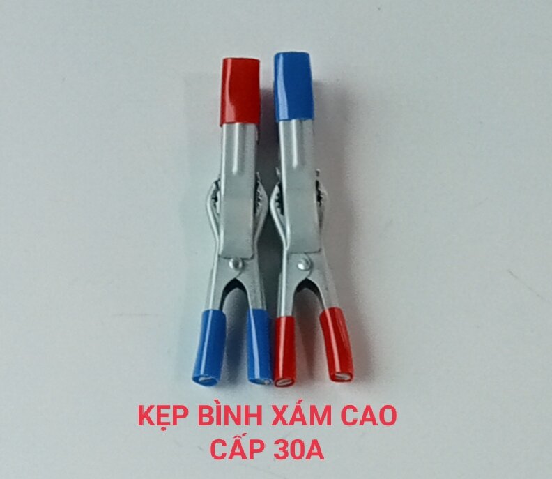 100 cặp kẹp bình xám màu cao cấp A A XANH ĐỎ