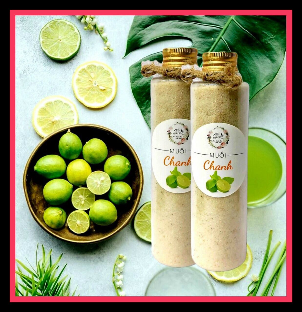 Tẩy tế bào muối chanh toàn thân thiên nhiên /