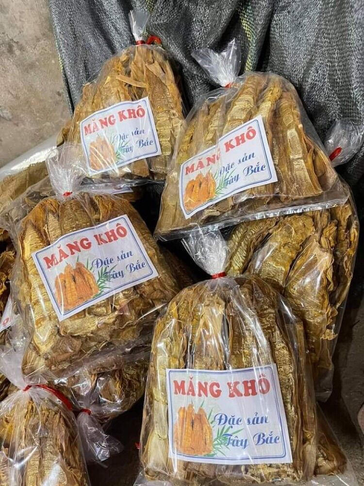 1kg Măng khô đặc sản Tây Bắc Điện Biên