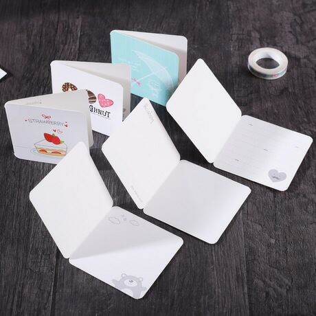 Combo 100 thiệp cầm tay mini kt 7*7cm