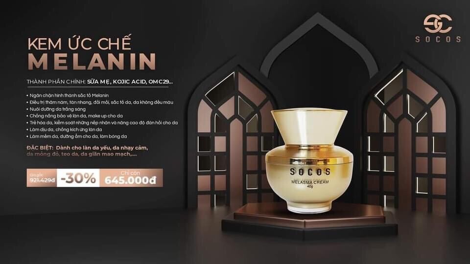 Kem ức chế melanin