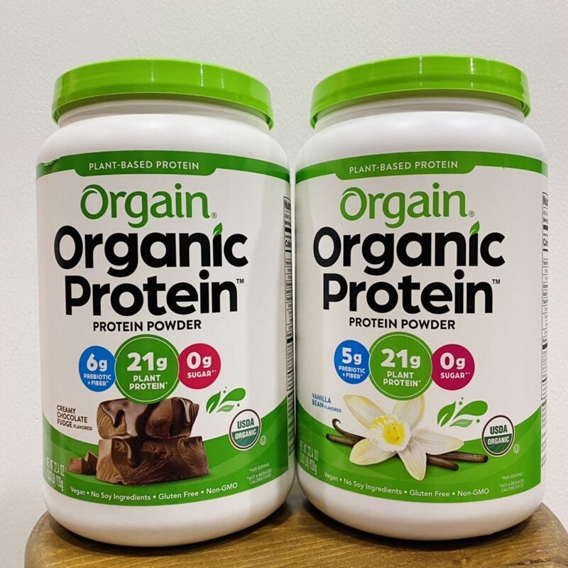 🌻🌻[Hàng Mỹ] Bột dinh dưỡng Orgain Organic Protein không đường, không đậu nành 1.2kg