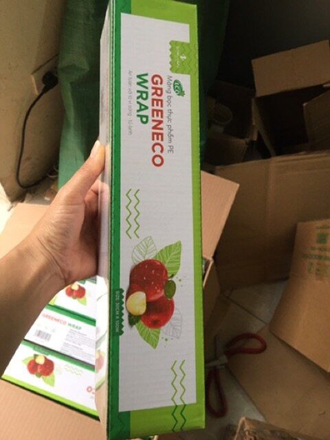 Combo 2 Cuộn màng bọc thực phẩm Green Eco 30cm*75M