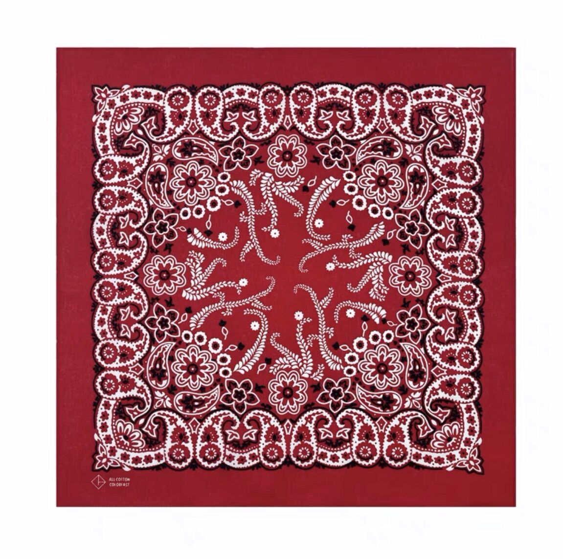 Khăn bandana cotton nhiều mẫu size 55x55cm - Maben - 8