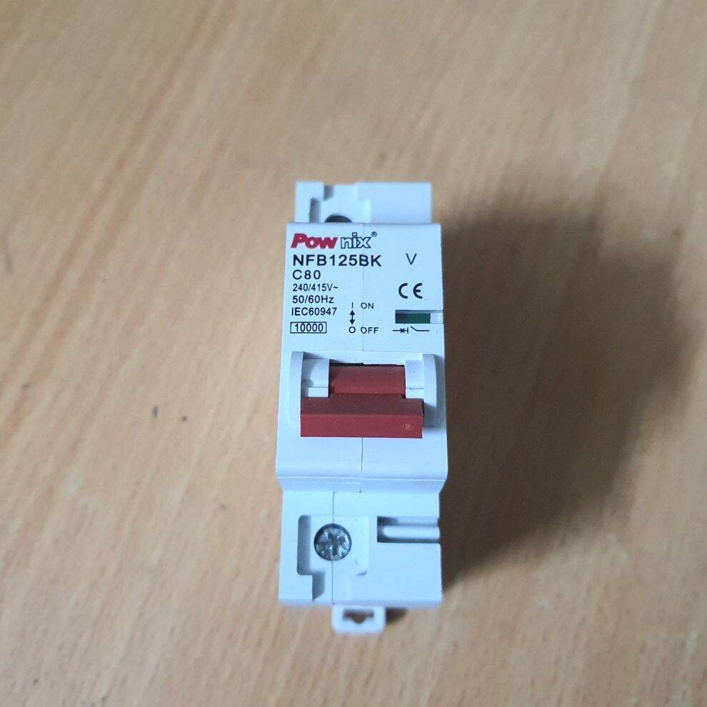 Aptomat đơn 80A  Pownic
