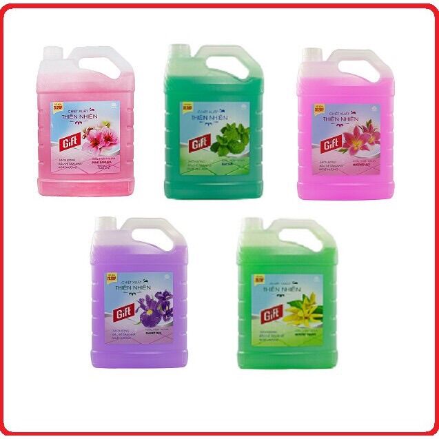 Nước lau sàn Gift 3.8kg Lít Hương nước hoa thiên nhiên