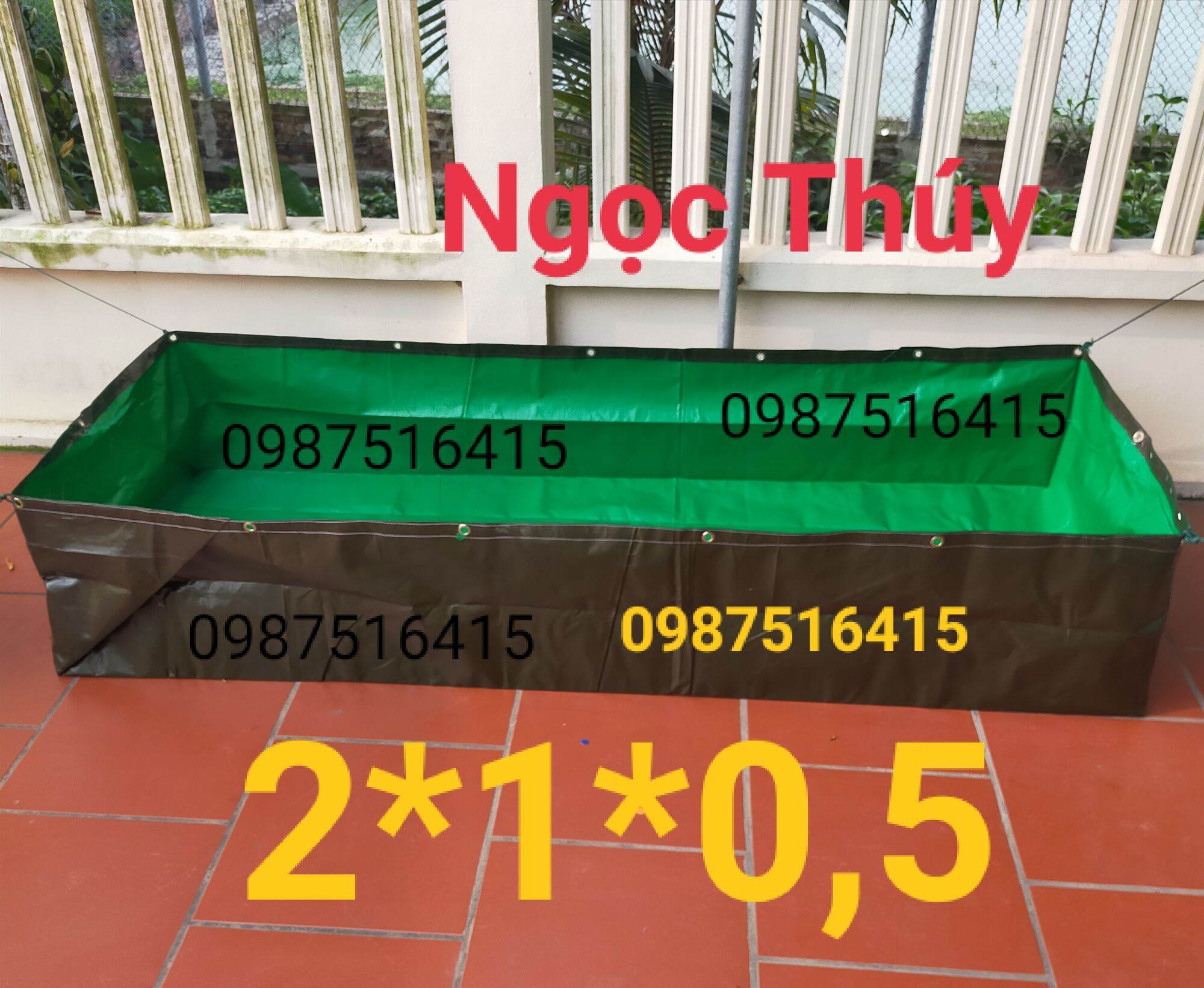 bể bạt nuôi ốc, lươn, ếch, cá...