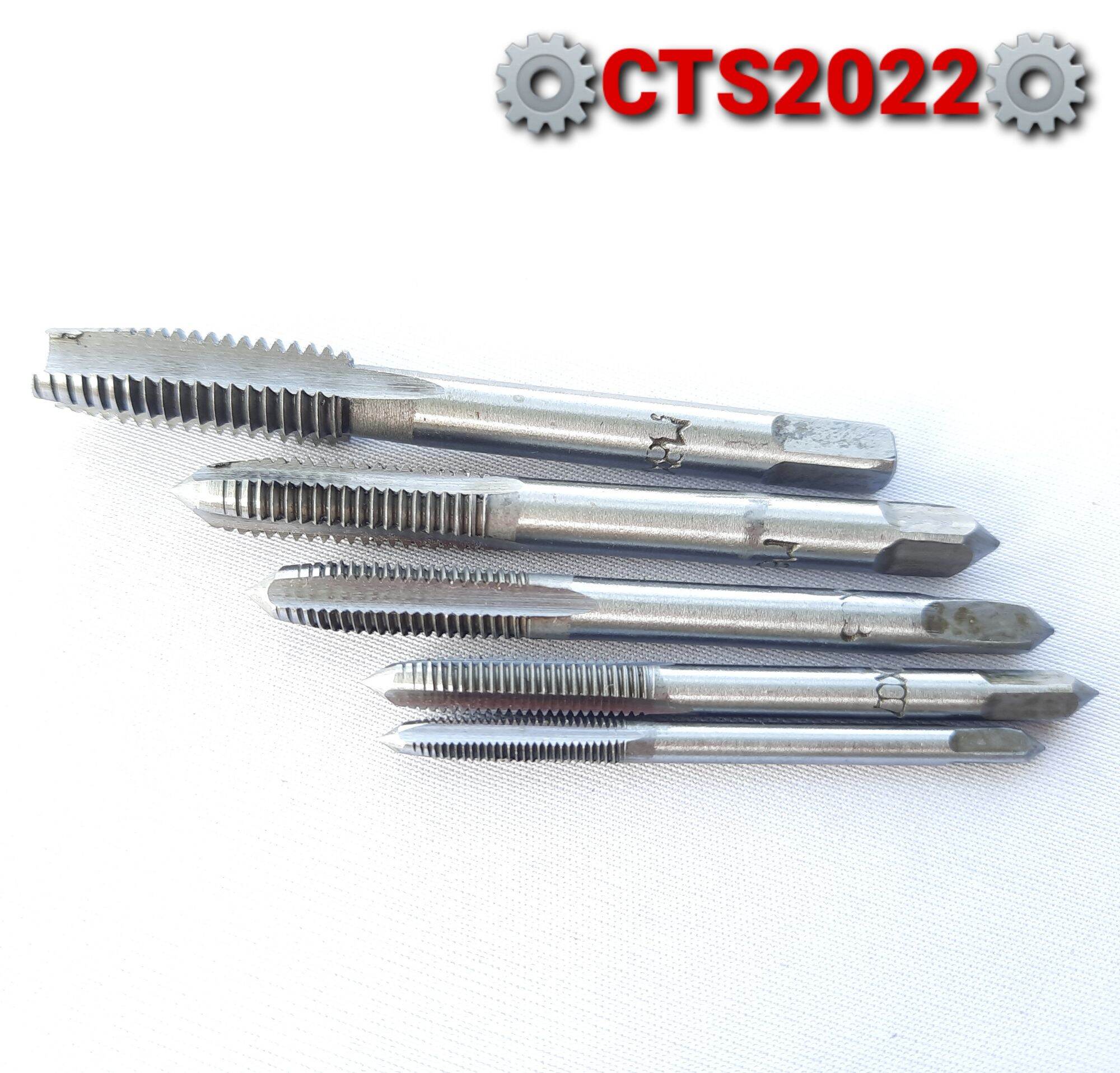 Combo 5 mũi taro tạo ren trong (3,4,5,6,8mm)