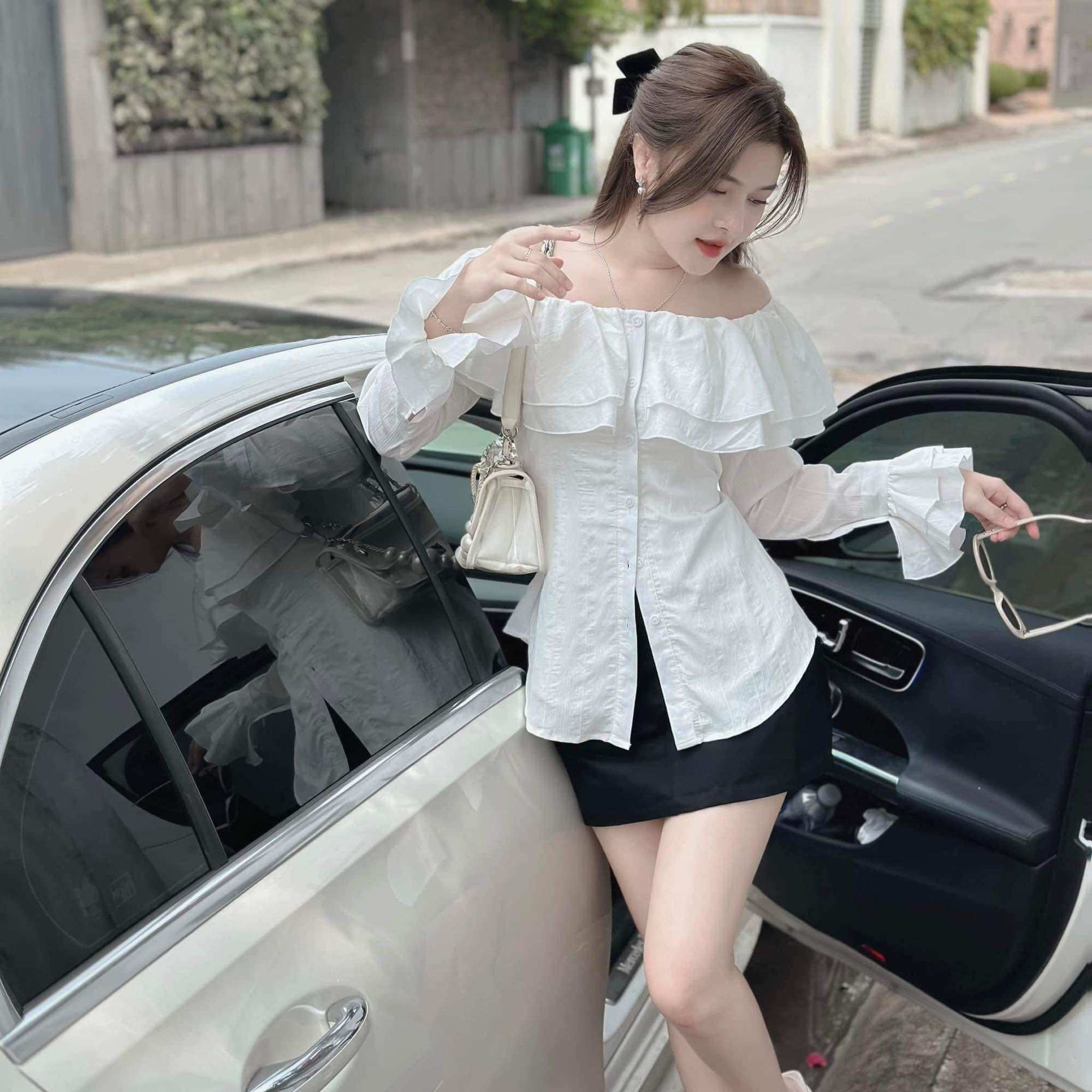 ÁO TRỄ VAI TAY DÀI BÈO TẦNG TD246