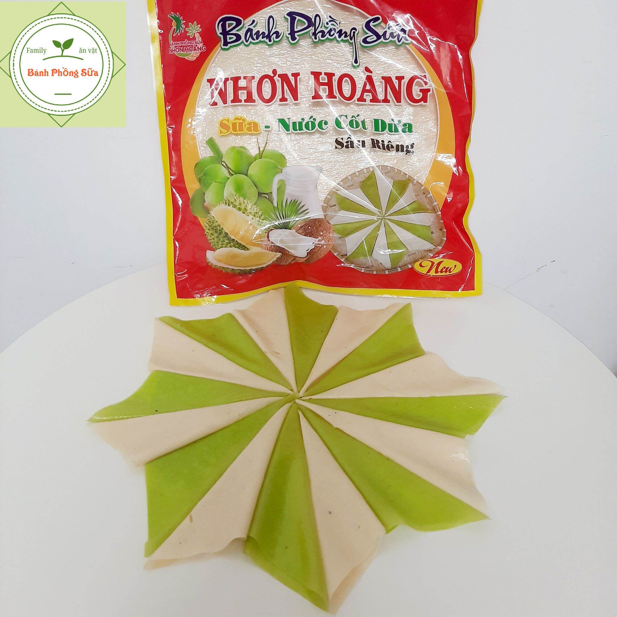 BÁNH PHỒNG SỮA NƯỚC CỐT DỪA SẦU RIÊNG