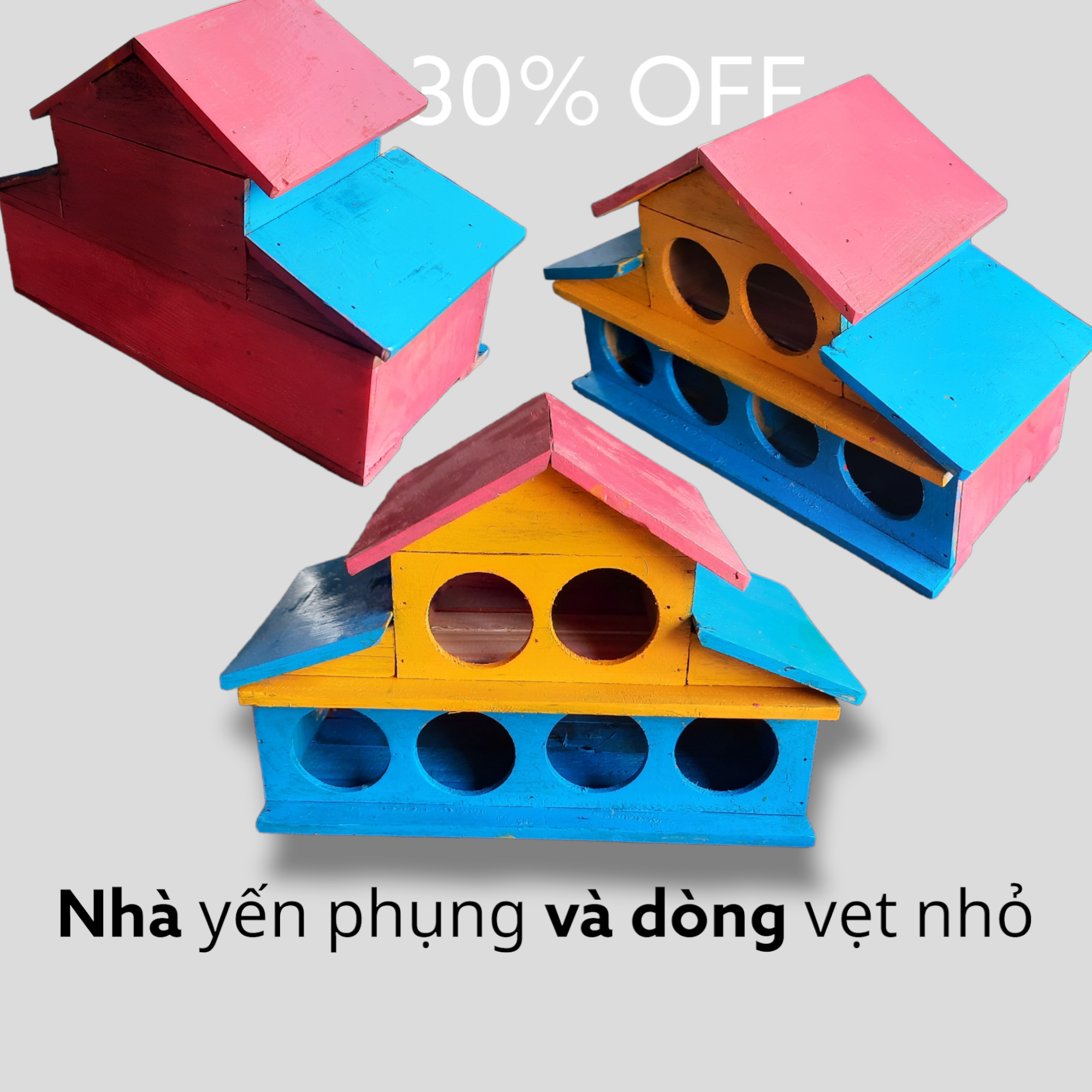 Tổ đẻ yến phụng hình chợ bến thành. cao 22cm, rộng 32, dài 15cm