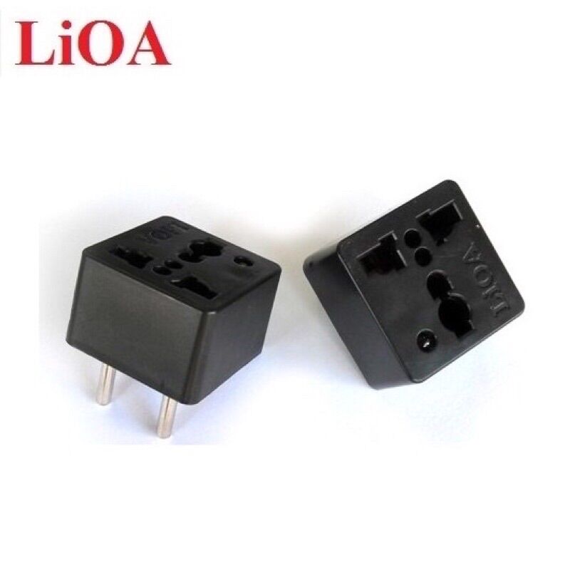 Phích cắm LiOA chuyển chân cắm 3 chấu thành 2 chấu