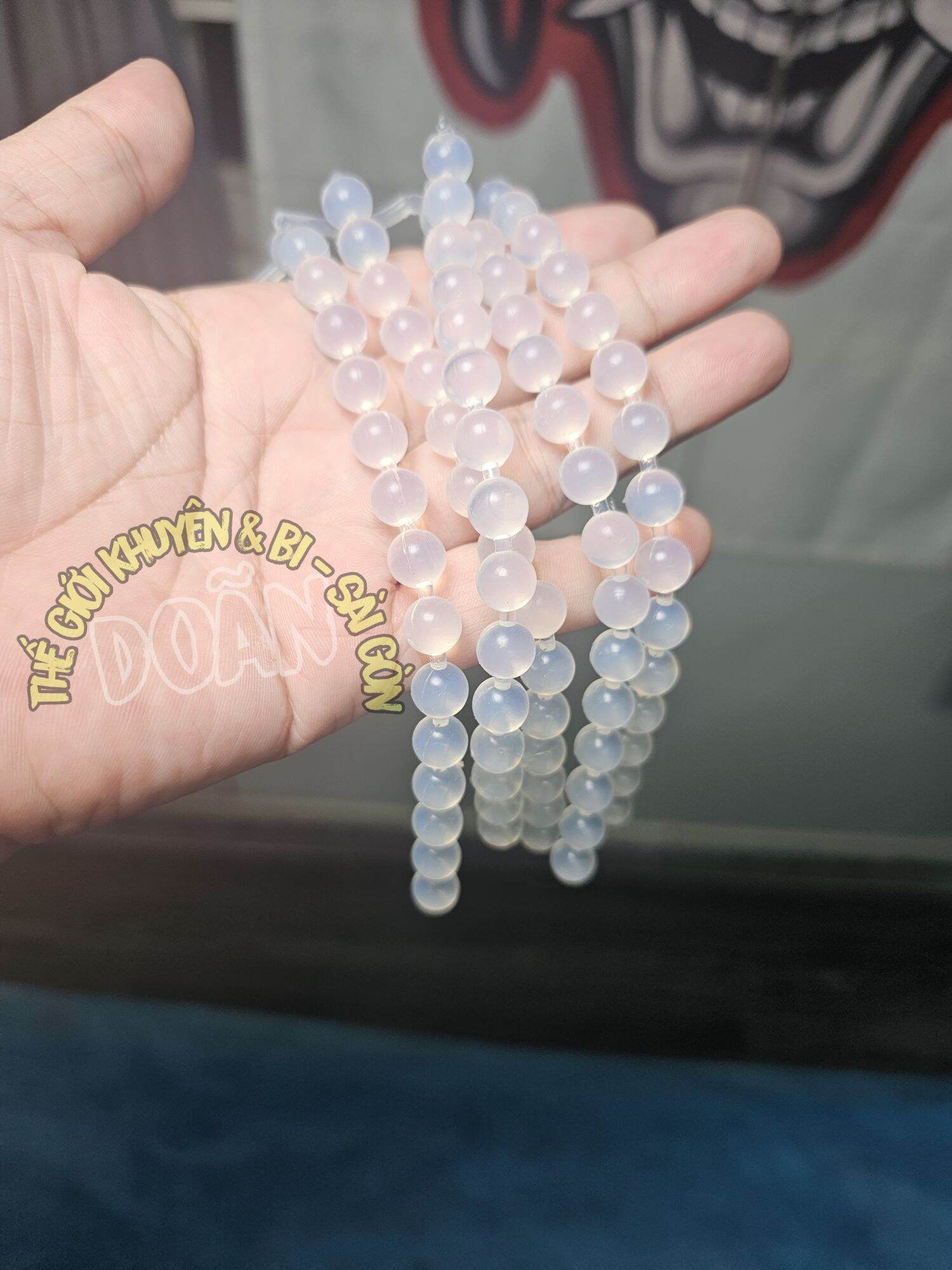 Chuỗi Silicon tròn trong suốt cao cấp nhiều Size