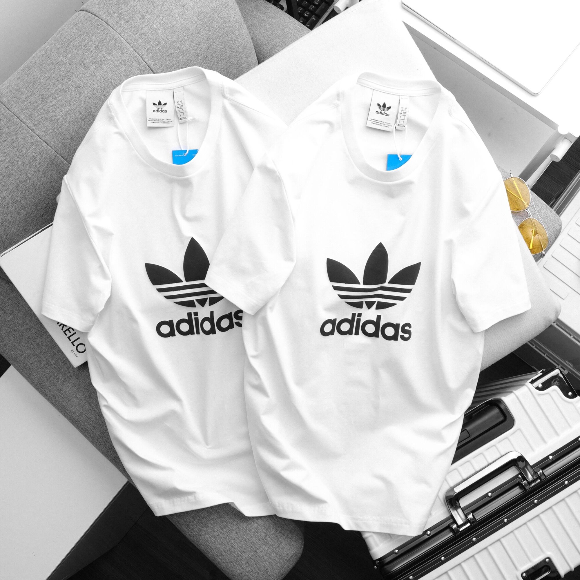 Áo thun ngắn tay Adidass tuồn xịn full tag cod chuẩn auth