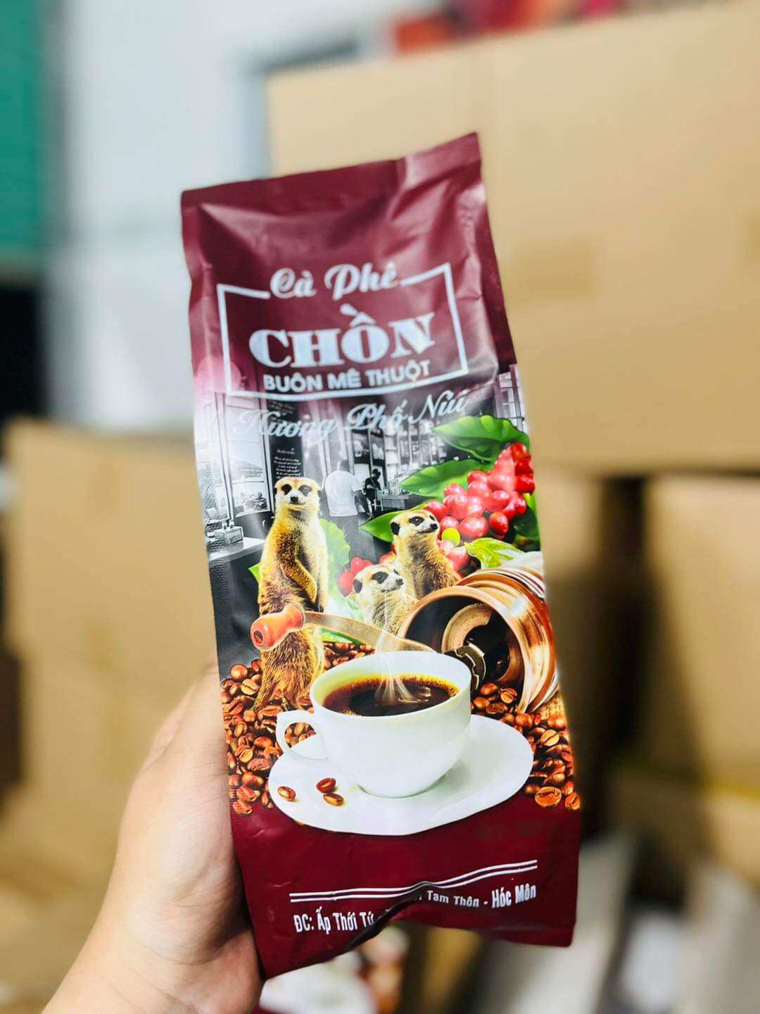 Cà phê chồn Buôn Ma Thuột gói 500